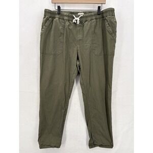 Pact Jogger Pants Mens 2XL Green Organic Cotton Stretch Elastic Waist Casual